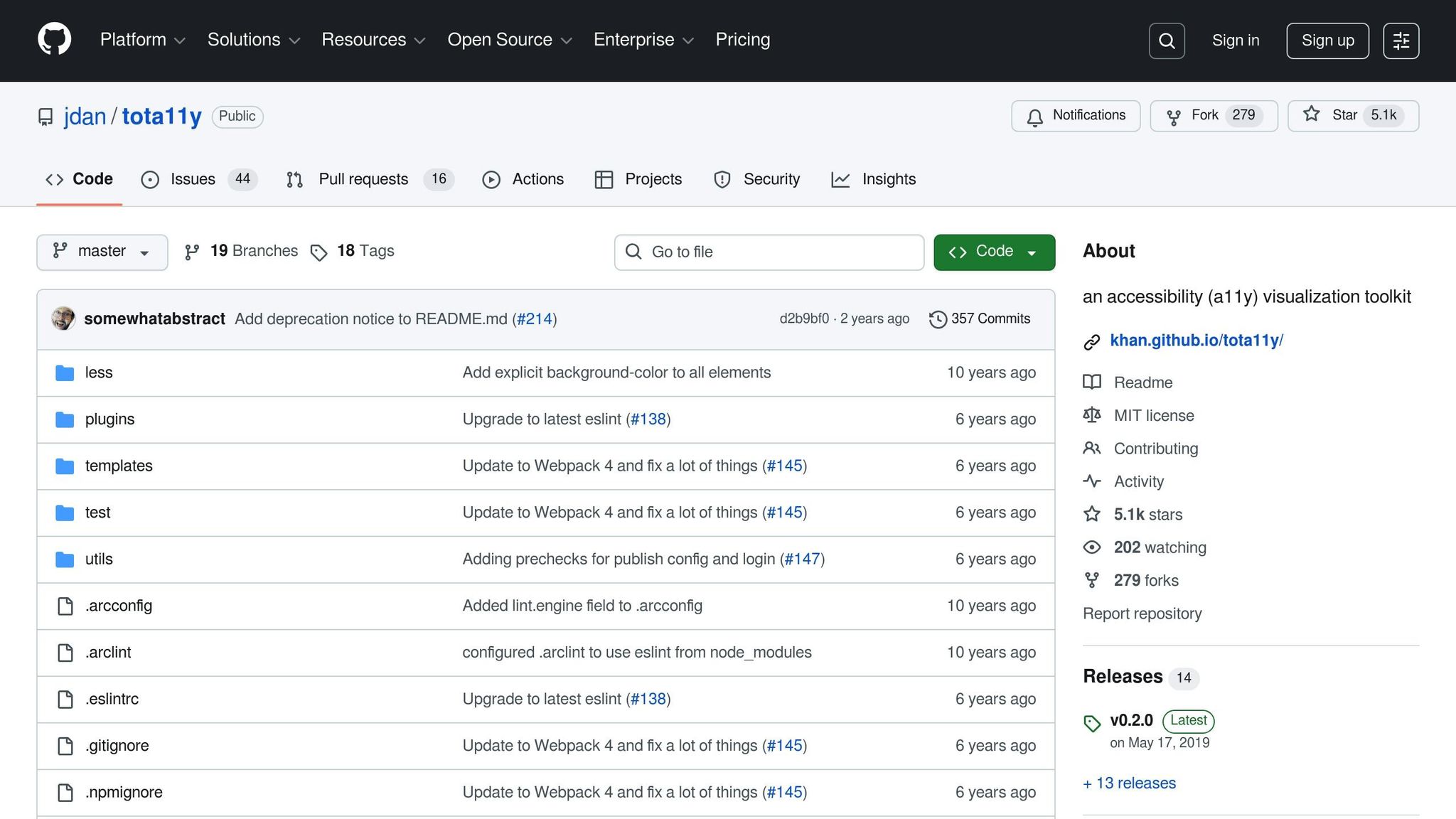 Tota11y accessibility visualization tool interface